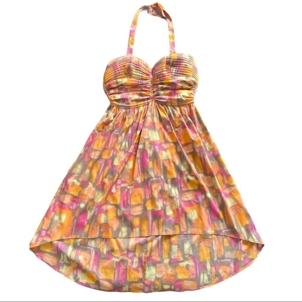 𝅺🍋band of Gypsies Halter Neck High Low Dress